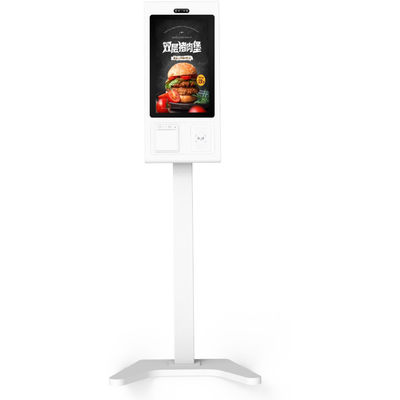 Eingebauter Drucker 21,5 Zoll Self-Service-Kiosk für interaktive Bestellung im Restaurant