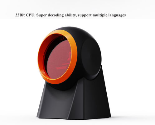 2D-allseitiger Desktop Barcode Scanner Drahtgebundene Plattform für schnelles Lesen im Supermarkt