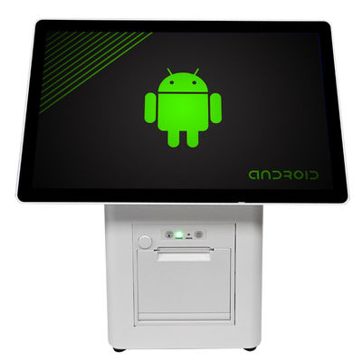 15.6' Touchscreen POS-System mit eingebautem 1D/2D-Scanner in Schwarz oder Weiß