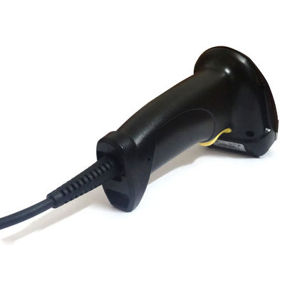 Einzeliges Linienscanner Handheld 1D Laser Barcode Scanner für Einzelhandel und Supermarkt in Schwarz