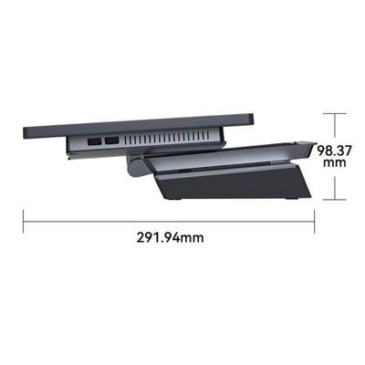 J1800/J1900/I3/I5 CPU-POS-Systeme mit klappbarem Touchscreen und Aluminiumlegierungskörper