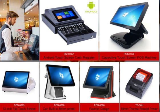 2048 VIP-Mitglied All-in-One-POS-System mit 58 mm- oder 80 mm-Wärmedrucktechnologie