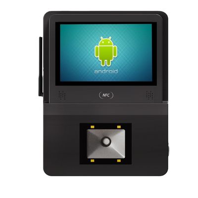 Benutzerdefiniertes Logo Supermarkt Checker 5 Zoll Android OS POE Touchscreen Selbstkontrolle Kiosk