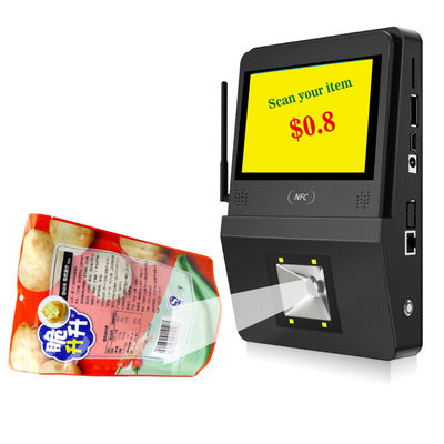 32G-Flash-Speicher-Supermarkt-Checker mit POE-Lautsprecher und 5 Zoll Android Touch System