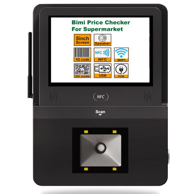32G-Flash-Speicher-Supermarkt-Checker mit POE-Lautsprecher und 5 Zoll Android Touch System