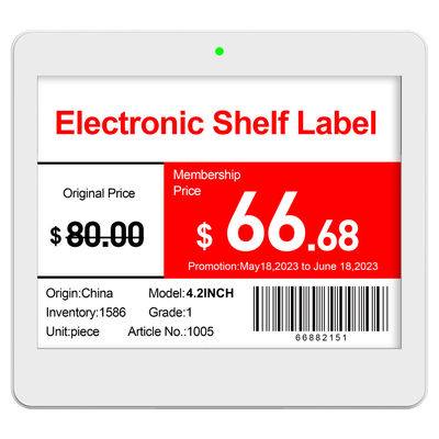 Supermarkt Elektronische Regale Tag Dreifarbige Eink E-Papier Anzeige Kostenlos SDK enthalten