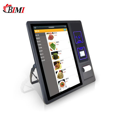 Bimi 21,5 Zoll Selbstzahlungskiosk mit Touchscreen-Thermoprinter und 2D-Scanner