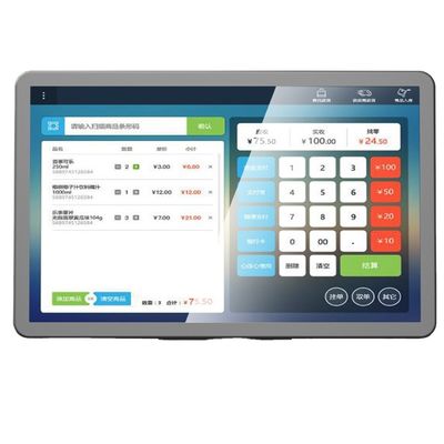 Eingebauter Barcode Scanner 10,1 Zoll Touchscreen POS Android-System für den Supermarkt