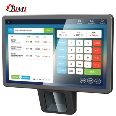 Eingebauter Barcode Scanner 10,1 Zoll Touchscreen POS Android-System für den Supermarkt