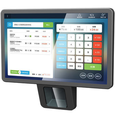Supermarktwaren Barcode Scanner und Lesegerät Bimi 10,1 Zoll Android 7.1 POS Touchscreen