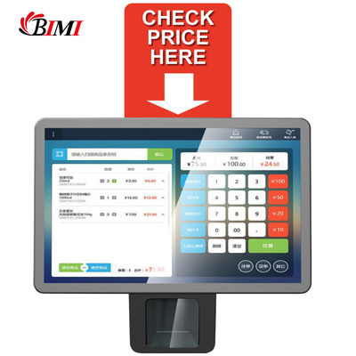 Supermarktwaren Barcode Scanner und Lesegerät Bimi 10,1 Zoll Android 7.1 POS Touchscreen