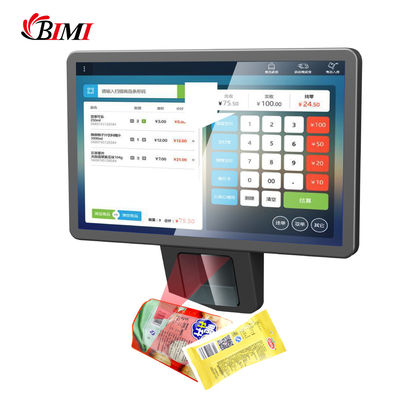 Supermarktwaren Barcode Scanner und Lesegerät Bimi 10,1 Zoll Android 7.1 POS Touchscreen
