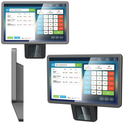 Capacitive Touch Android POS mit eingebautem Laserscanner für die Supermarktkasse