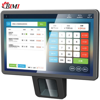 Capacitive Touch Android POS mit eingebautem Laserscanner für die Supermarktkasse