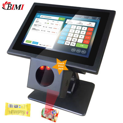 Supermarkt-Shop 10,1 Zoll Android 7.1 System SSD 8G Touchscreen POS mit Barcode Scanner Bimi