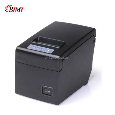 Kompakter Bimi 58 mm POS-Wärmequittendrucker mit integriertem Adapter Schwarz und Weiß