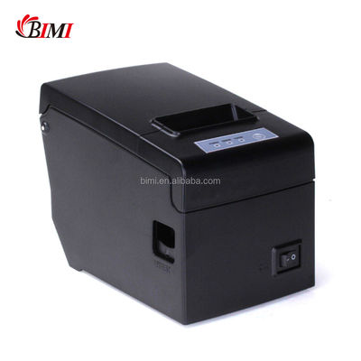 Kompakter Bimi 58 mm POS-Wärmequittendrucker mit integriertem Adapter Schwarz und Weiß