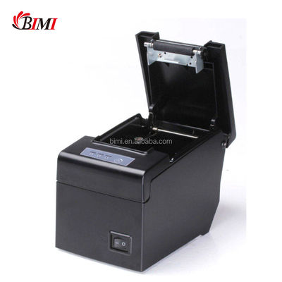 Kompakter Bimi 58 mm POS-Wärmequittendrucker mit integriertem Adapter Schwarz und Weiß