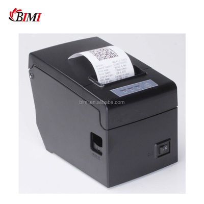 Kompakter Bimi 58 mm POS-Wärmequittendrucker mit integriertem Adapter Schwarz und Weiß