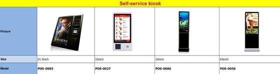 15 Zoll POS für Restaurants Kleidungsstores Buchhandlungen Weiß/Schwarz J1800/J1900/I5 CPU