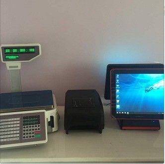 Windows 7/10 Betriebssystem I5 15 Zoll All in One Breeze Touchscreen POS PC/ TPV System Schwarz