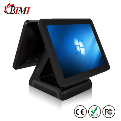 B2B-Transaktionen mit einem 15-Zoll-POS-System mit doppeltem Touchscreen und Display