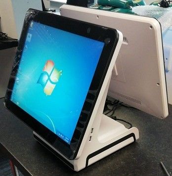 B2B-Transaktionen mit einem 15-Zoll-POS-System mit doppeltem Touchscreen und Display