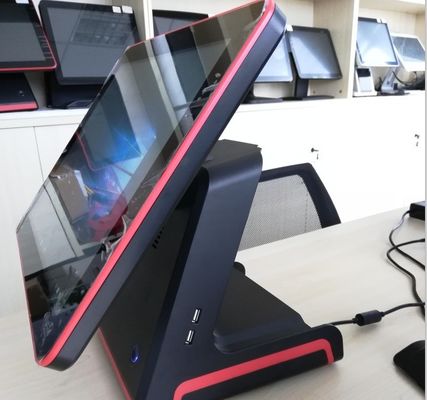 Windows-Betriebssystem All-in-One-POS-Terminal mit 15-Zoll-Kapazität-Touchscreen