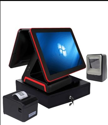 Windows-Betriebssystem All-in-One-POS-Terminal mit 15-Zoll-Kapazität-Touchscreen